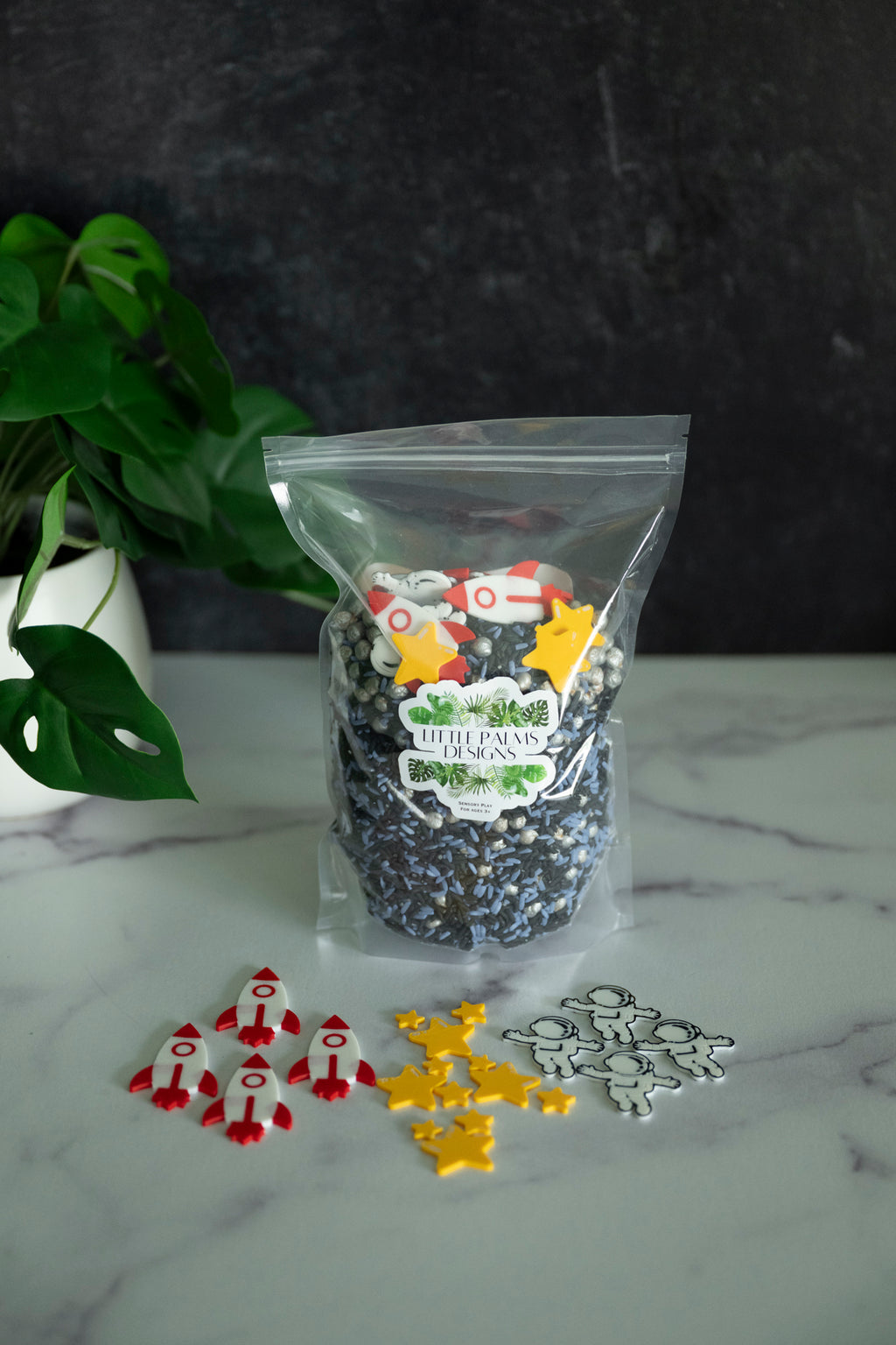 Space Exploration Sensory Bin Filler