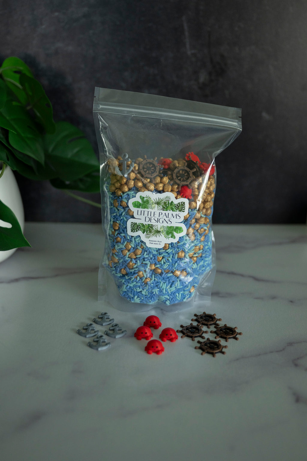 Pirate Treasure Sensory Bin Filler