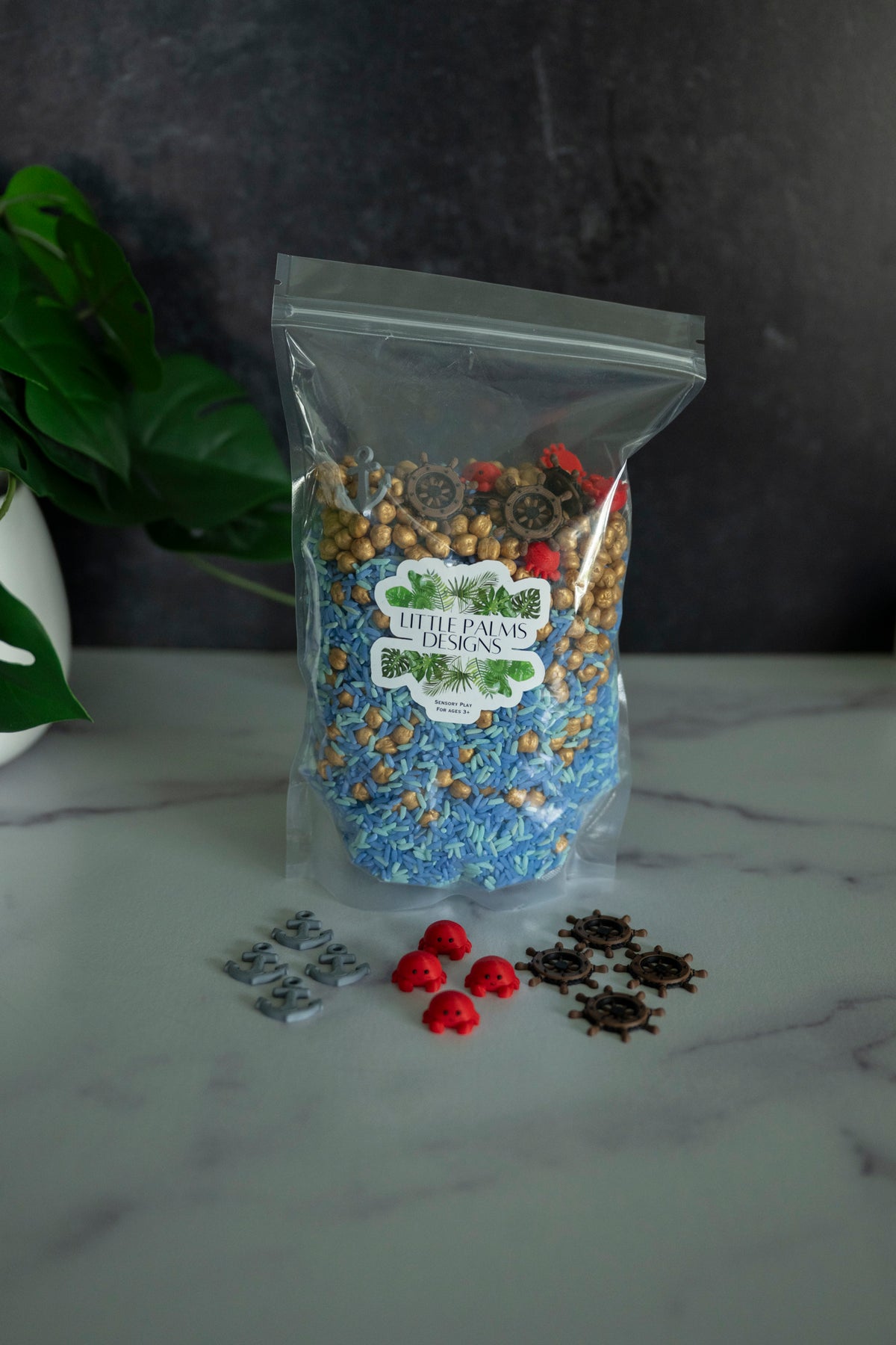 Pirate Treasure Sensory Bin Filler