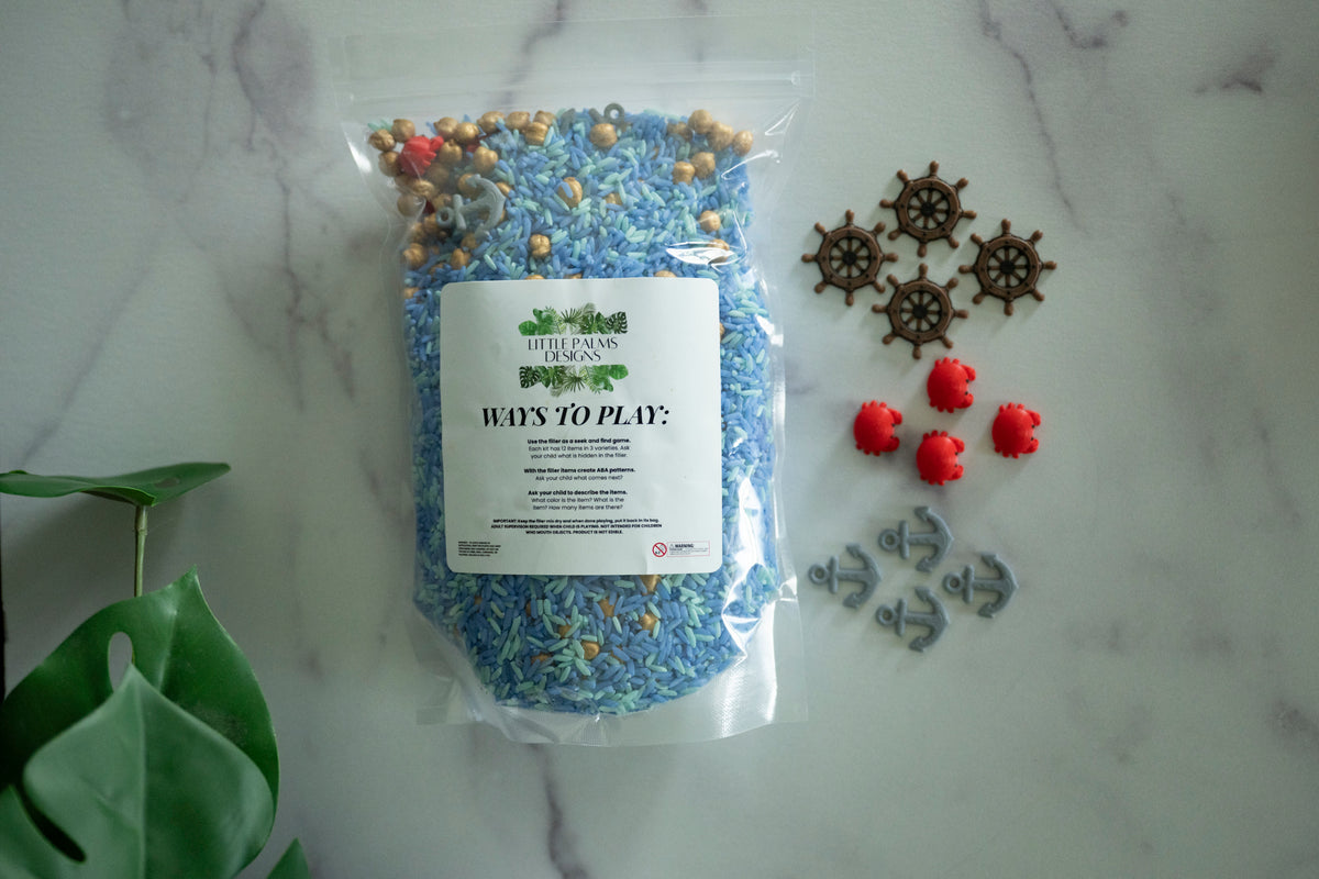Pirate Treasure Sensory Bin Filler