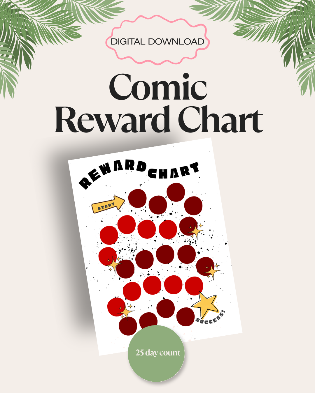 Comic Reward Chart