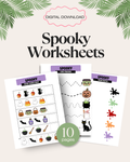 Spooky Worksheets