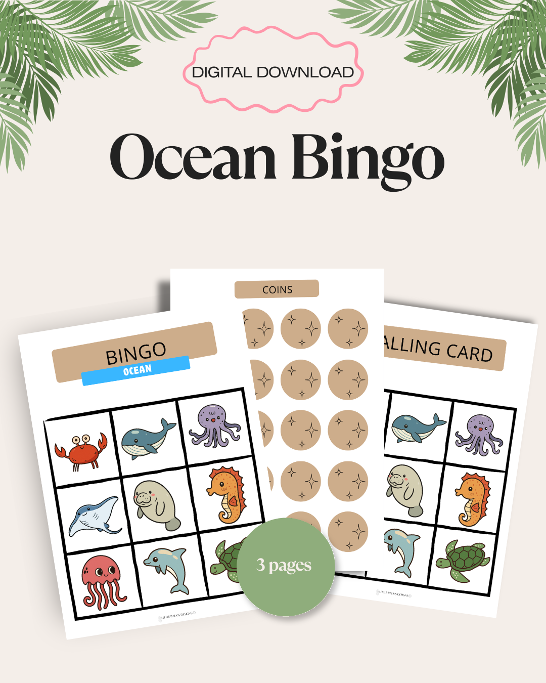 Ocean Bingo Game