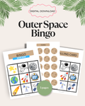 Outer Space Bingo Game